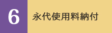 永代仕様料納付
