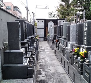 宜雲寺　墓所景観